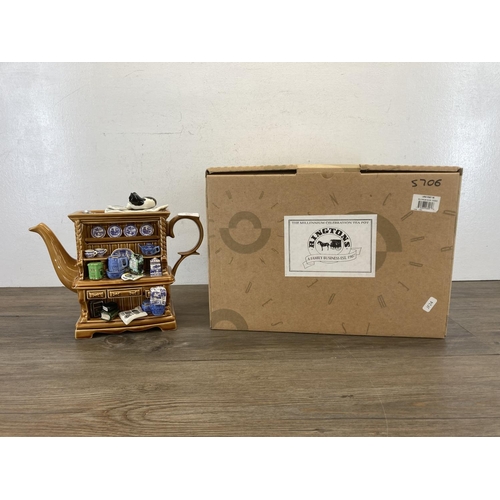 395 - A boxed Ringtons limited edition no. 5706/7500 Millennium Celebration Welsh Dresser teapot