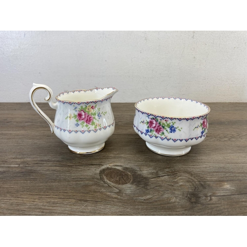 414 - A Royal Albert Petit Point twenty one piece teaset