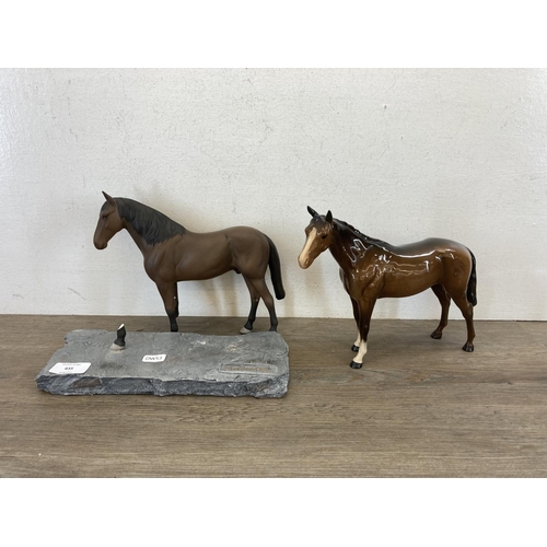 435 - Five Beswick horse figurines