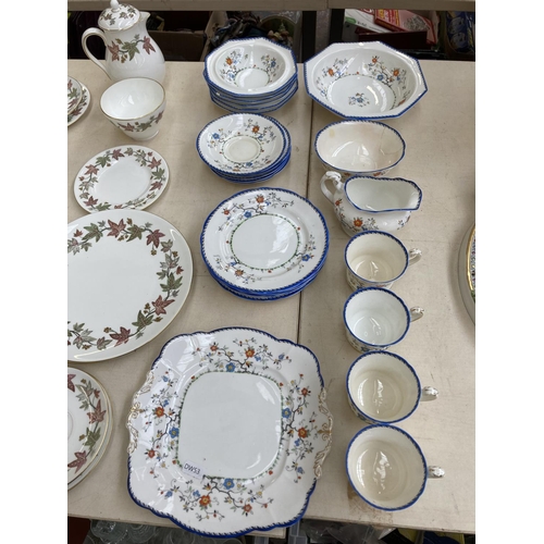 436 - Two ceramic part tea sets, one Wedgwood Ivy House and one Paragon Blossom