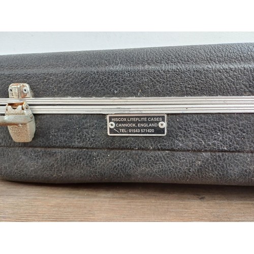 840 - A Hiscox Liteflite Cases acoustic guitar hard case