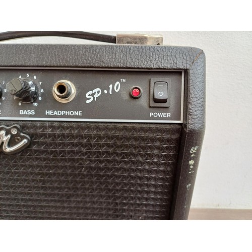 843 - A Squier SP-10 guitar practice amplifier