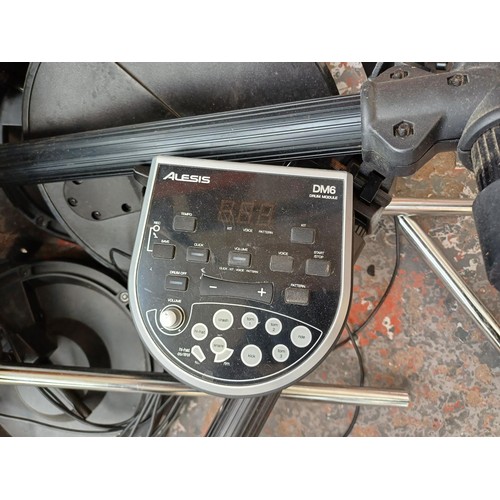 849 - An Alesis DM6 electronic drum kit for spares or repair