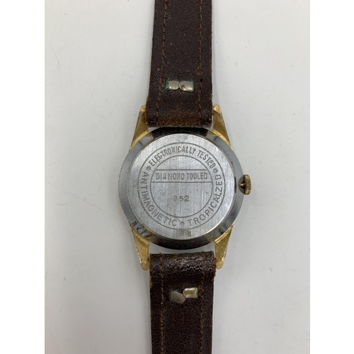 2237C - Two mid 20th century mechanical men's wristwatches, one Freba DeLuxe and one Reliont Incabloc