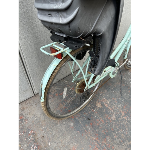 A Pendleton Classic Somerby lady's town bike with child seat
