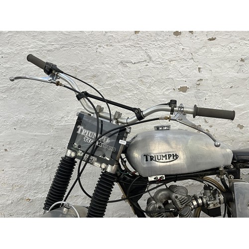 A 1965 Triumph Tiger Cub T20 2005 200cc single cylinder trial bike ...