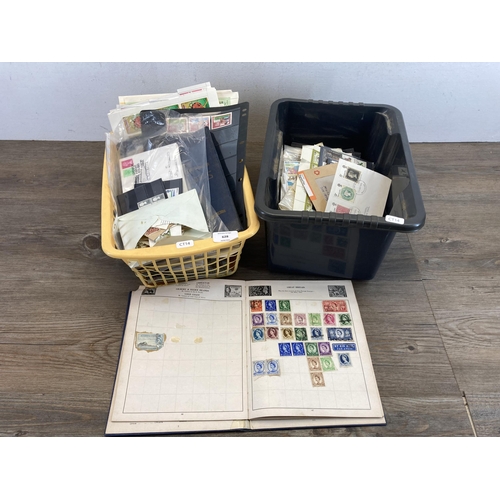 628 - A collection of worldwide stamps and first day covers