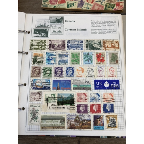 631A - Ten albums containing a collection of worldwide stamps