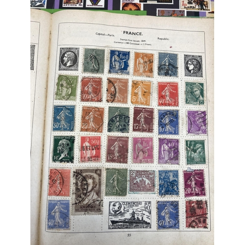 631A - Ten albums containing a collection of worldwide stamps