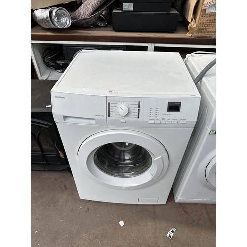 897 - A John Lewis 1200 spin 7kg 60cm washing machine