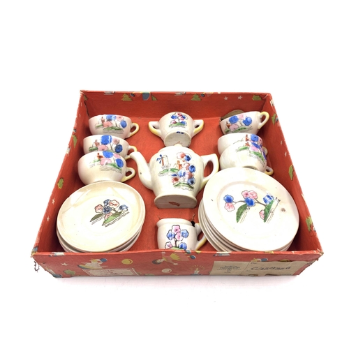 410 - A 1930s/40s boxed Japanese miniature doll's house ceramic tea set