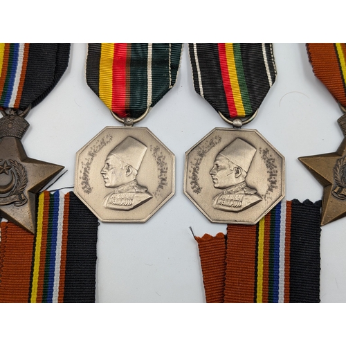 2160 - Six Bahawalpur medals, four WWII Victory, one 1947 Independence and one 1947 Alliance