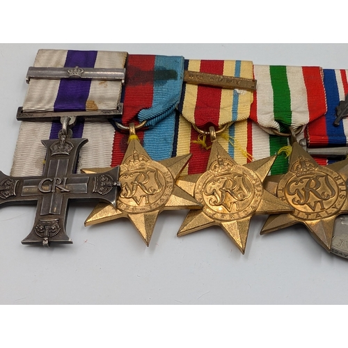 2165 - A WWII seven piece medal group presented to 126324V C. St. John Rodda comprising Military Cross insc... 