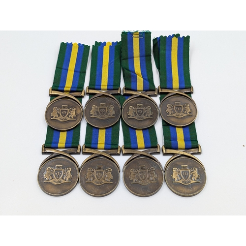 2179 - Eight Republic of Venda Long Service medals