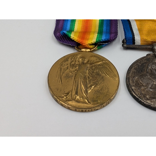 2184 - A WWI South African medal trio presented to Pte. W. H. Prosser Bloemhof CDO