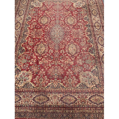 1 - A Prado Orient Keshan Super 100% pure new wool rug - approx. 366cm x 274cm