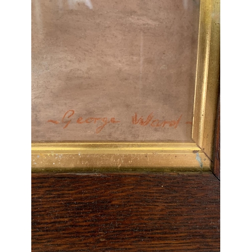 350 - A mid 20th century framed George Ward still life pastel painting - approx. 65cm high x 54cm wide