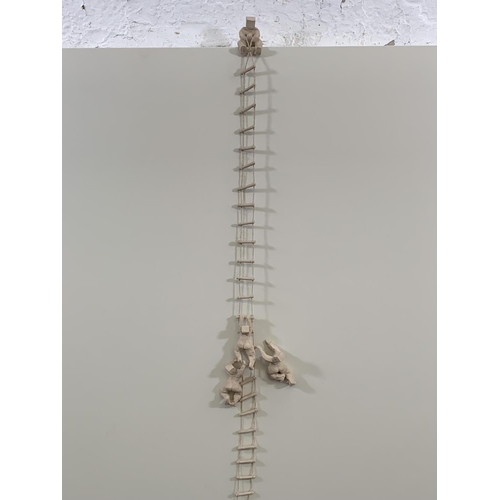 363 - A Daisy Boman (b. 1948) 'Reaching The Limit' limited edition 24/95 resin wall sculpture released Oct... 