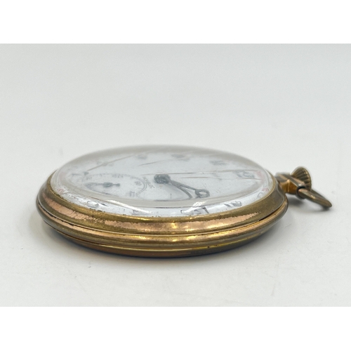 2026 - A Rodania Incabloc Swiss made hand wind pocket watch - approx. 5cm diameter