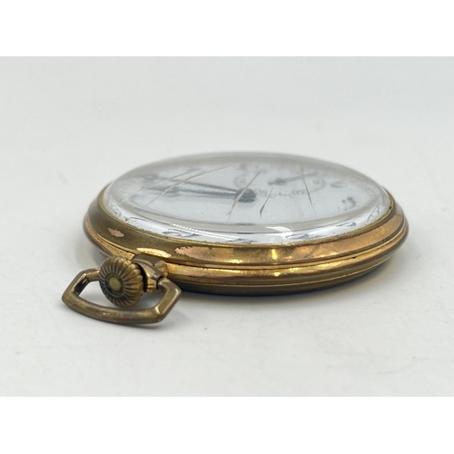 2026 - A Rodania Incabloc Swiss made hand wind pocket watch - approx. 5cm diameter