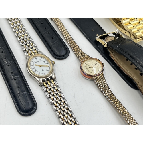 2049 - A collection of wristwatches to include Mondaine 17 jewels Incabloc mechanical, Quest quartz, Sekond... 