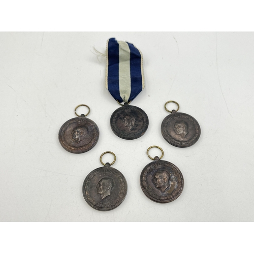 2135 - Five WWII Greek 1940-1941 War medals