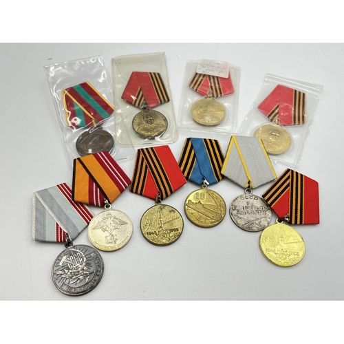 2141 - Ten USSR medals