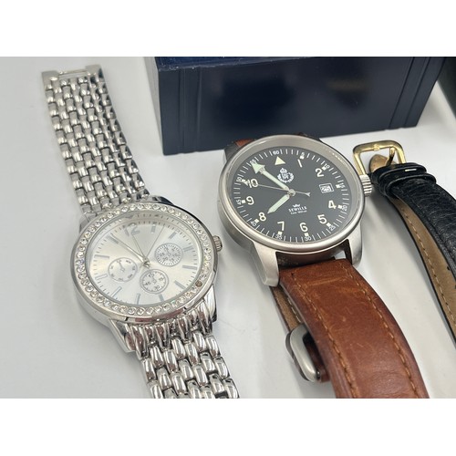 2047 - Ten quartz wristwatches to include boxed Timex, S.E Wills Battle of Britain, Sekonda etc.