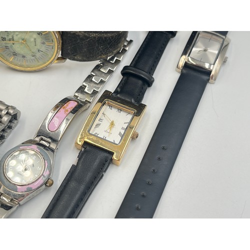 2047 - Ten quartz wristwatches to include boxed Timex, S.E Wills Battle of Britain, Sekonda etc.