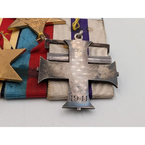 2165 - A WWII seven piece medal group presented to 126324V C. St. John Rodda comprising Military Cross insc... 