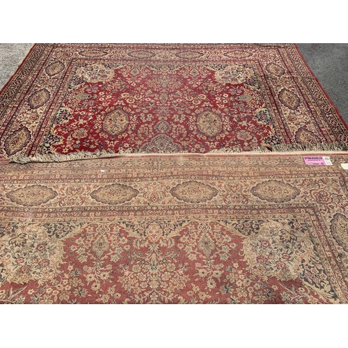 104 - A Prado Orient Keshan Super 100% pure new wool rug - approx. 366cm x 274cm