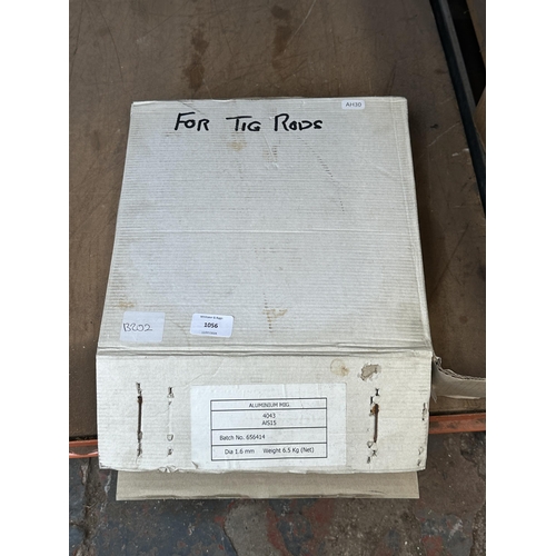 1056 - A boxed roll of 4043 AIS15 aluminium MIG welding wire