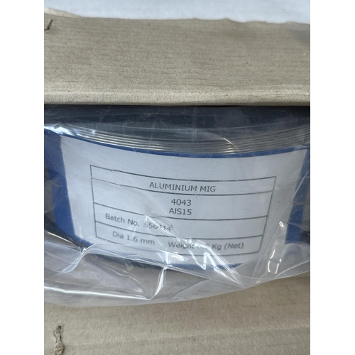 1056 - A boxed roll of 4043 AIS15 aluminium MIG welding wire