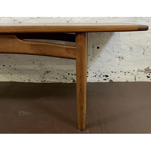 220 - A mid 20th century G Plan Brasilia teak rectangular coffee table - approx. 40.5cm high x 137cm long ... 