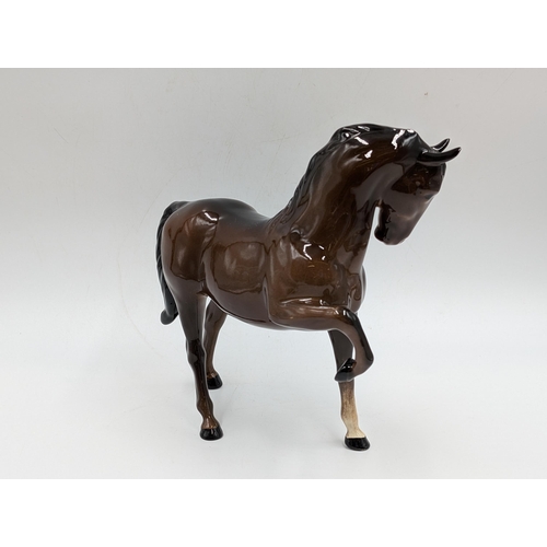 437 - A Beswick Prancing Stallion horse figurine - model no. 1549