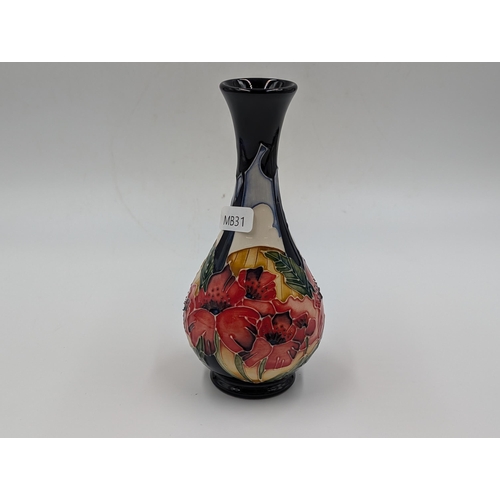 441 - A Moorcroft Pottery Forever England pattern tapered bud vase designed by Vicky Lovatt - approx. 17cm... 