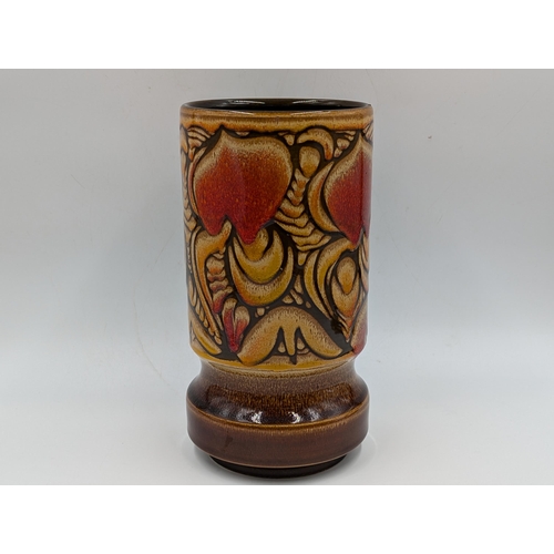 452 - A mid 20th century Poole Pottery Aegean vase by Diana Davis - approx. 23cm high x 11.5cm diameter