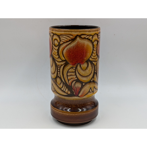 452 - A mid 20th century Poole Pottery Aegean vase by Diana Davis - approx. 23cm high x 11.5cm diameter