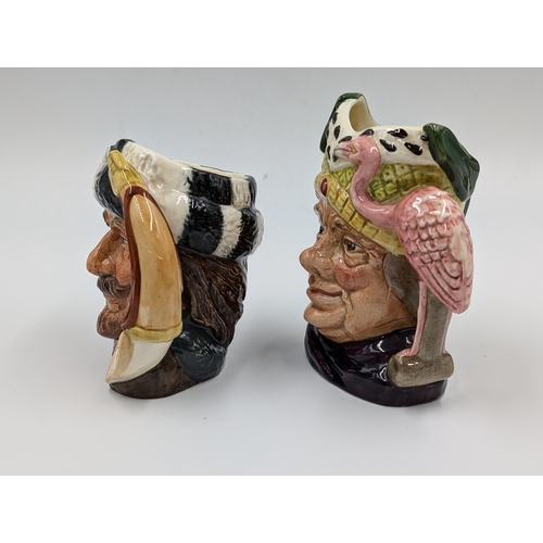 457 - Two Royal Doulton character jugs, Ugly Duchess - D6603 and The Trapper - D6612