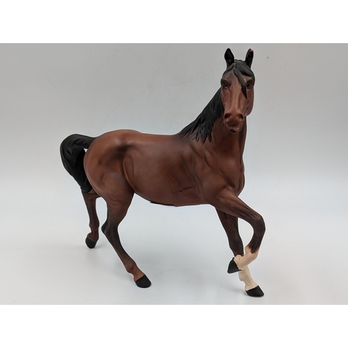 460 - A Beswick Spirit of The Wind matte finish horse figurine