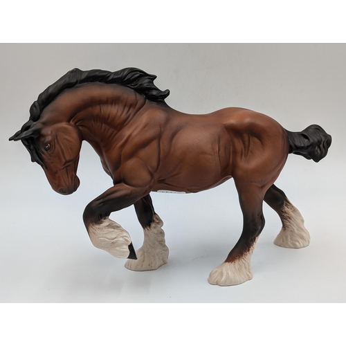 461 - A Beswick Spirit of The Earth matte finish horse figurine