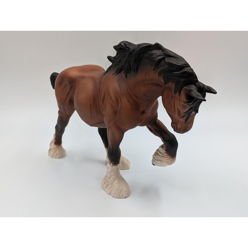 461 - A Beswick Spirit of The Earth matte finish horse figurine