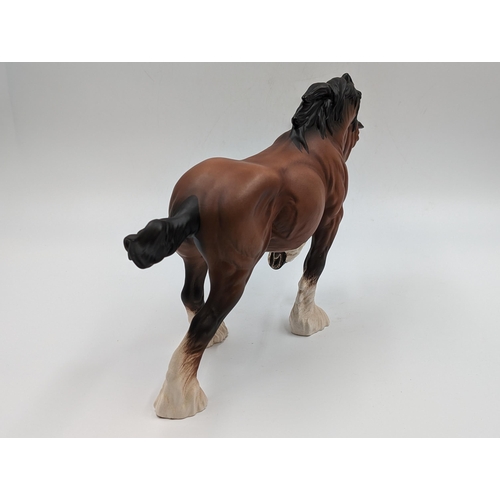 461 - A Beswick Spirit of The Earth matte finish horse figurine