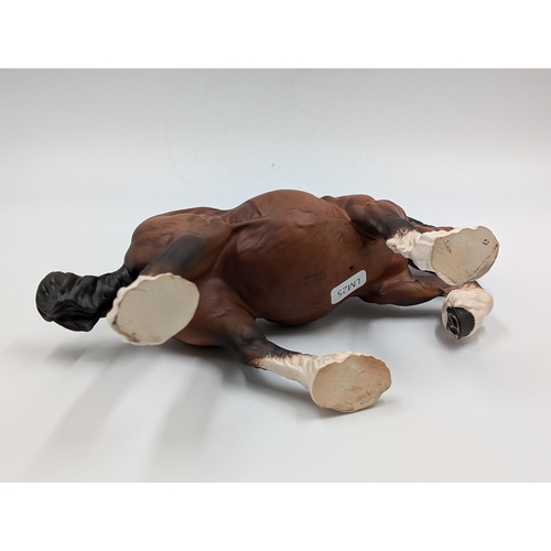 461 - A Beswick Spirit of The Earth matte finish horse figurine