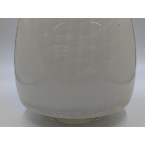 479 - A Czechoslovakian art glass vase - approx. 29cm high