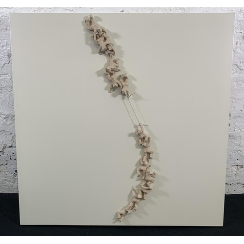 327 - A Daisy Boman (b. 1948) 'My Way? Your Way?' limited edition 57/95 resin wall sculpture released Spri... 