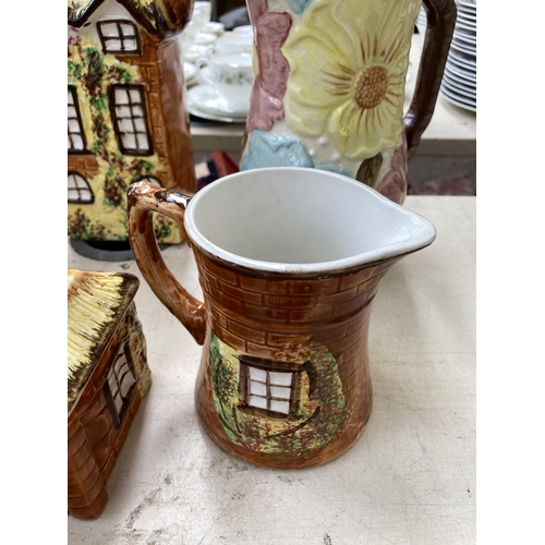 496 - Approx. twenty two pieces of Price Kensington Cottage ware together with a Price Kensington hand pai... 