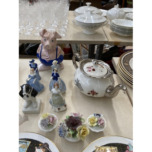 498 - Twenty three pieces of ceramics to include a set of ten Minton Saturn fine bone china 27cm dinner pl... 