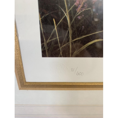 313 - A modern gilt framed John Silver pencil signed limited edition print 81/600 titled 'Highland Majesty... 