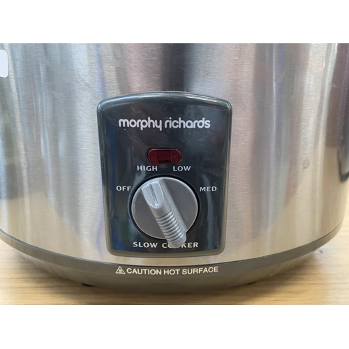 931 - A Morphy Richards 48718A 6.5L slow cooker